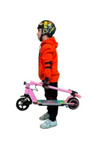 Electron S5 Elektrikli Çocuk Scooter - Pembe - Görsel 2
