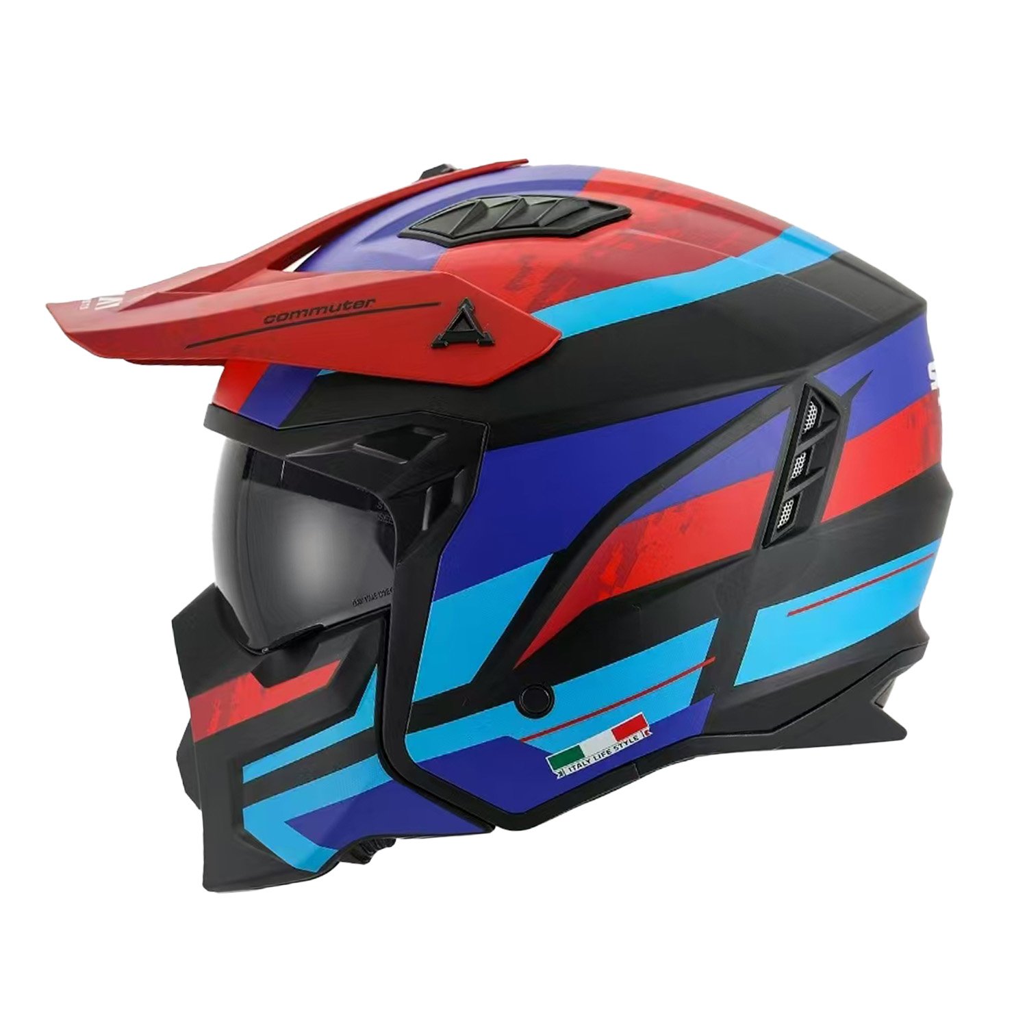 1-X1-TRAK-BLACK-RED SWAY SW X1 SEUL TRACK Black Red - Görsel 1