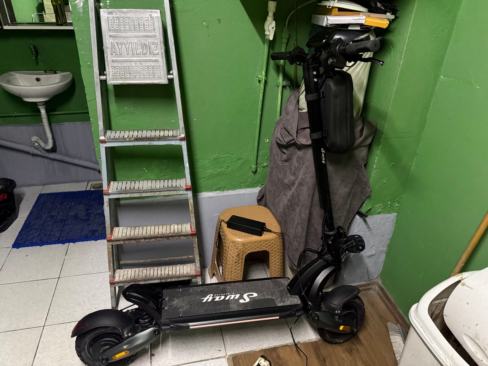 Sway f7 scooter 2 yıl garantisi var