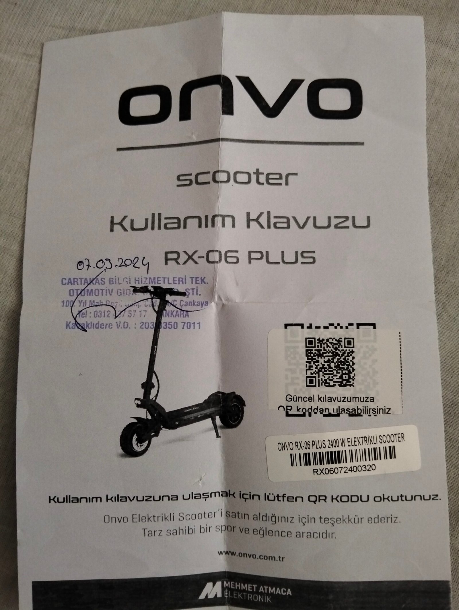 Onvo rx6