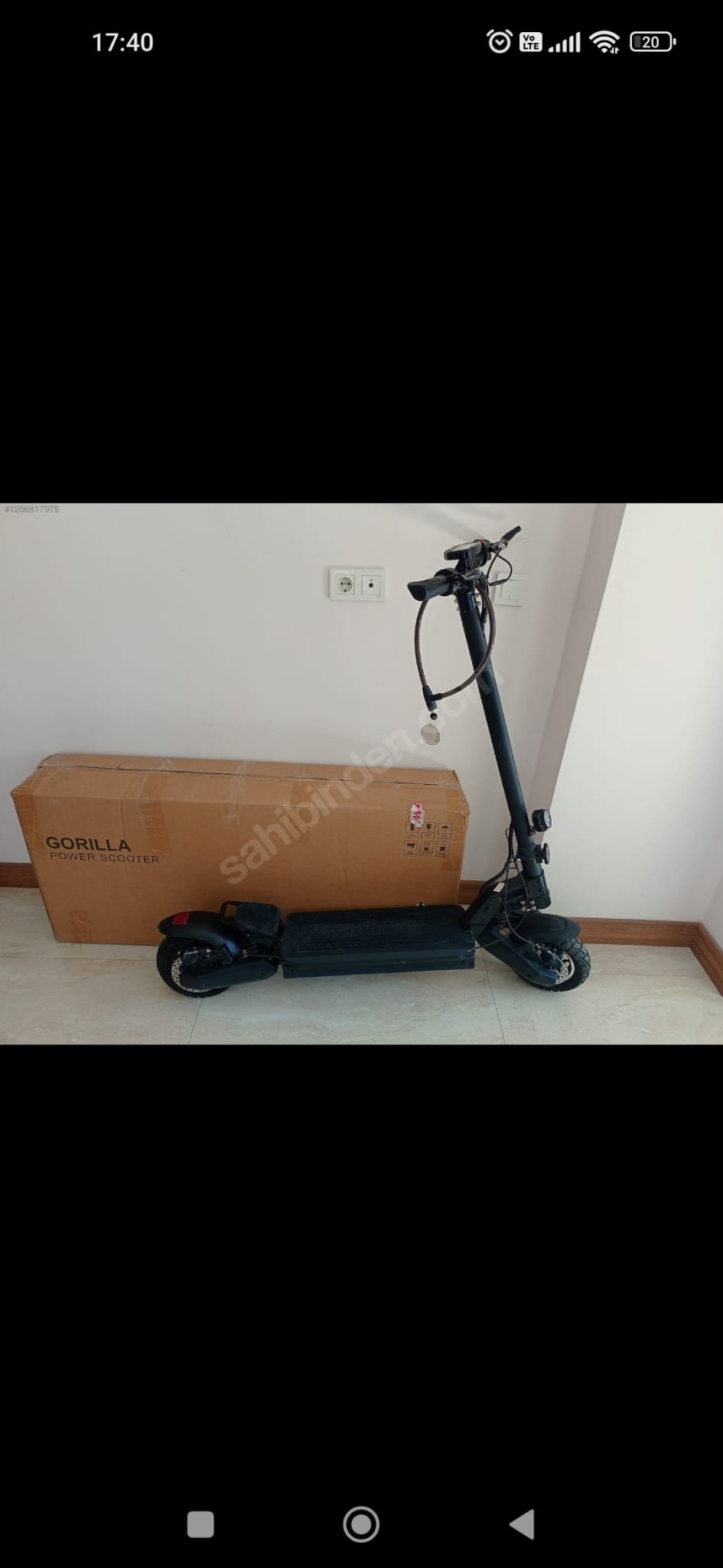 Gorilla g3 scoter temiz az kilometrede