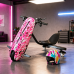 Citymate Elektrikli Drift Car Graffiti Desenli Pembe - Görsel 4