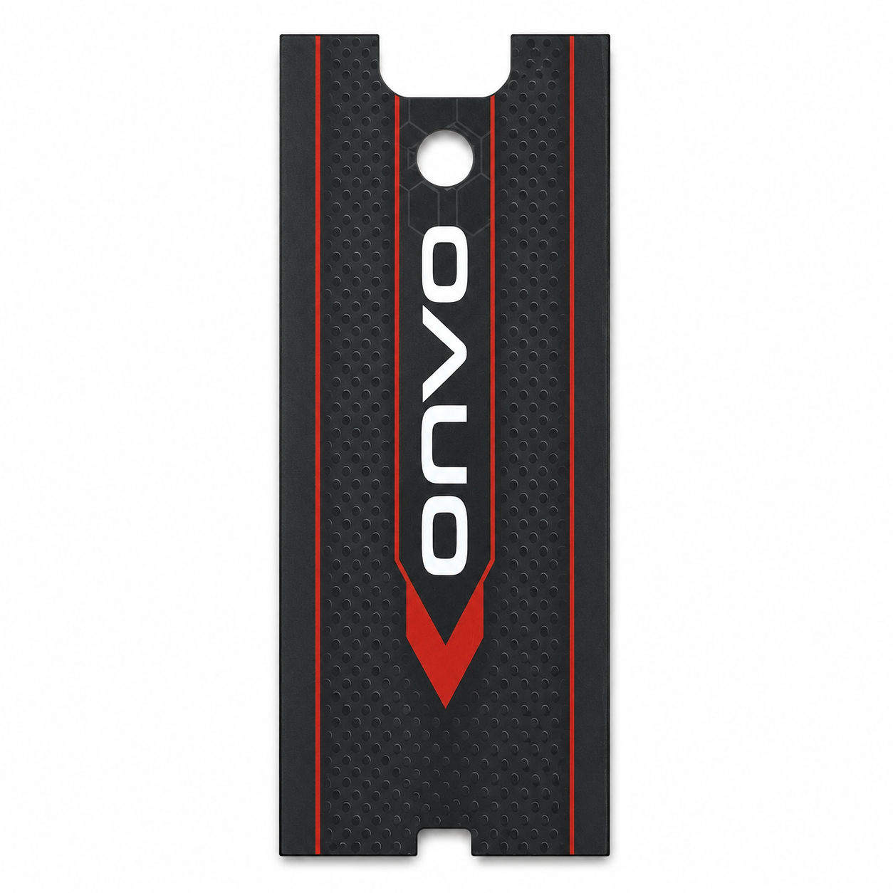kırmızı karbon Onvo RX4 Scooter Deck | Tabanlık Yapışkanlı Kırmızı Karbon - Görsel 1
