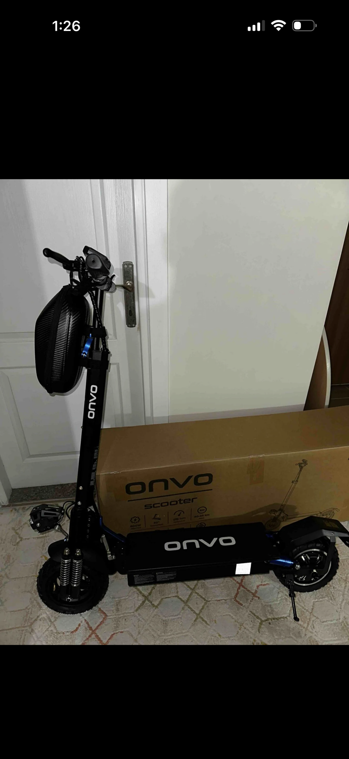 ONVO OV-012 800W Elektrikli Scooter | Çok Temiz | 4 Aylık -1400km sadece