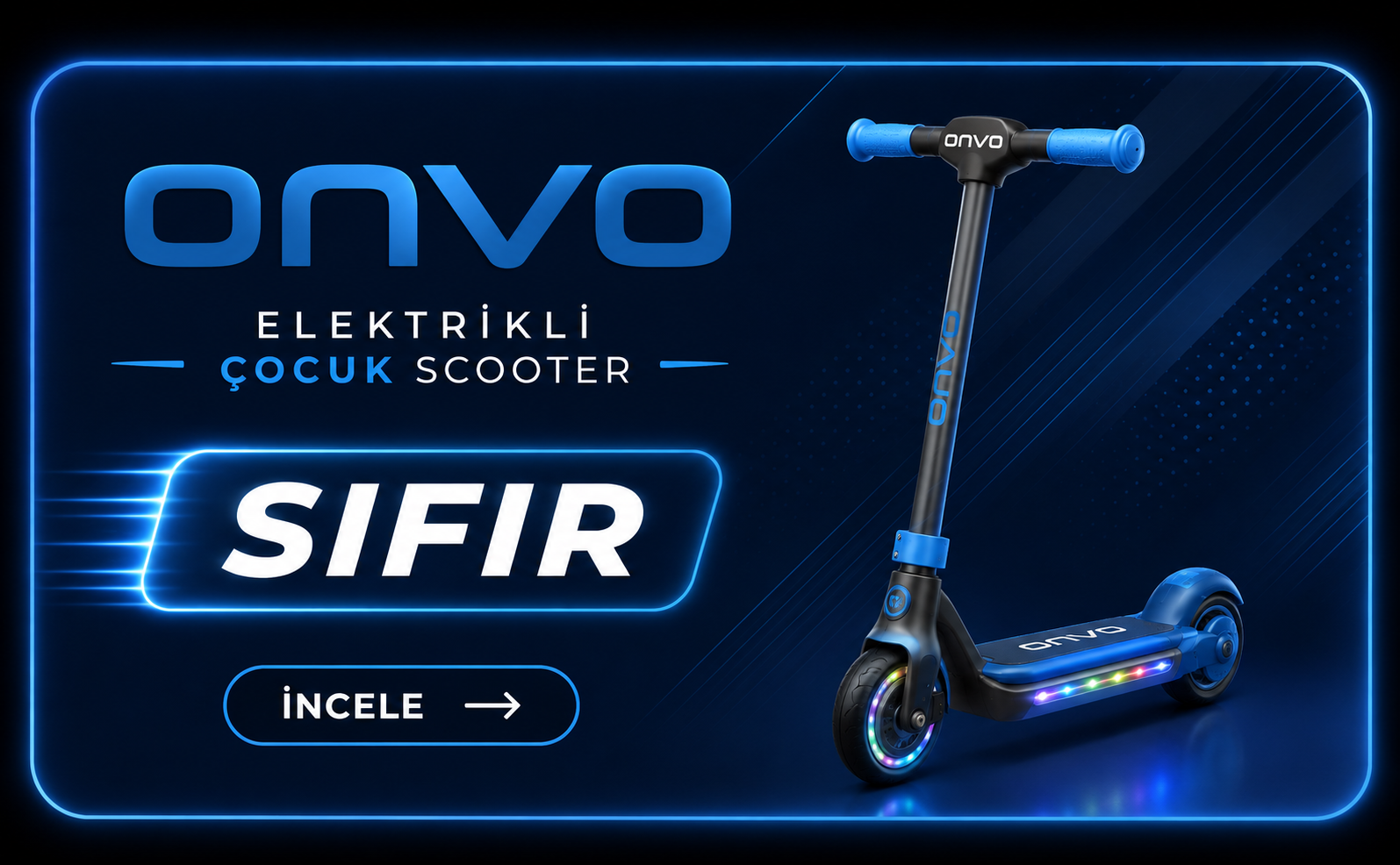 Onvo Elektrikli Çocuk Scooterları