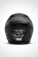 FULL FACE KASK MAT BLACK GREY-SAVAGE - Görsel 4