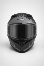 FULL FACE KASK MAT BLACK GREY-SAVAGE - Görsel 3