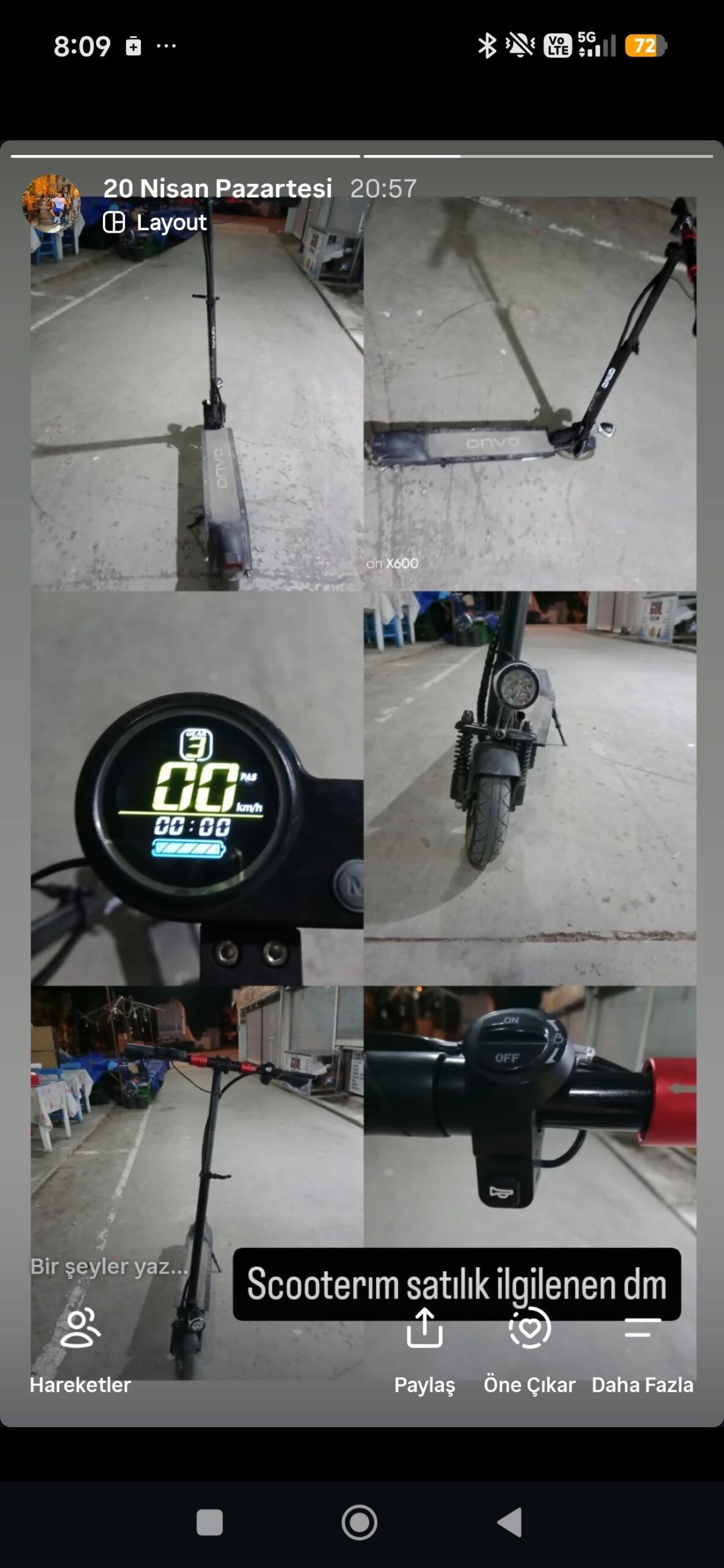 Elektrikli scooter