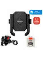 KNMASTER TT500 Scooter / Motosiklet Damperli Telefon Tutucu - Görsel 8