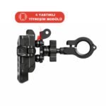 KNMASTER TT500 Scooter / Motosiklet Damperli Telefon Tutucu - Görsel 6