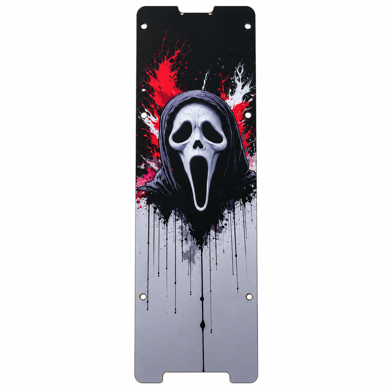 Ghostface desenli scooter deck plakası ONVO OV-012 X PLUS Deck & Tabanlık | Scream - Görsel 1