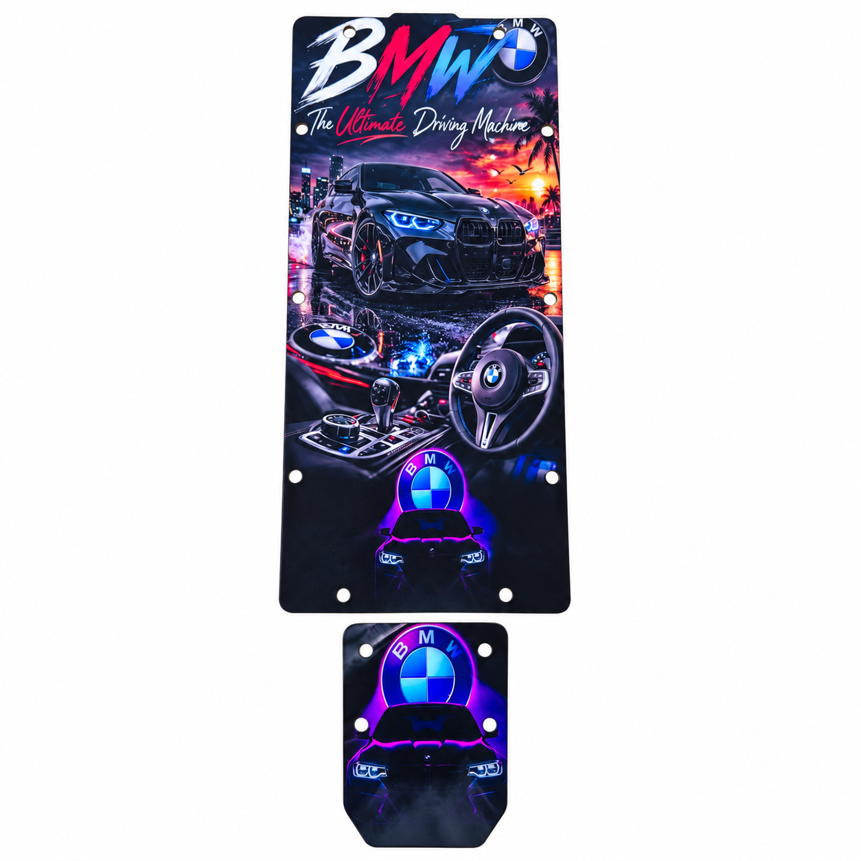 İki parçalı scooter deck kaplama seti (1) ONVO MX-3 Scooter Deck Tabanlık | Racing Spirit - Görsel 1