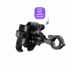 KNMASTER TT500 Scooter / Motosiklet Damperli Telefon Tutucu - Görsel 3